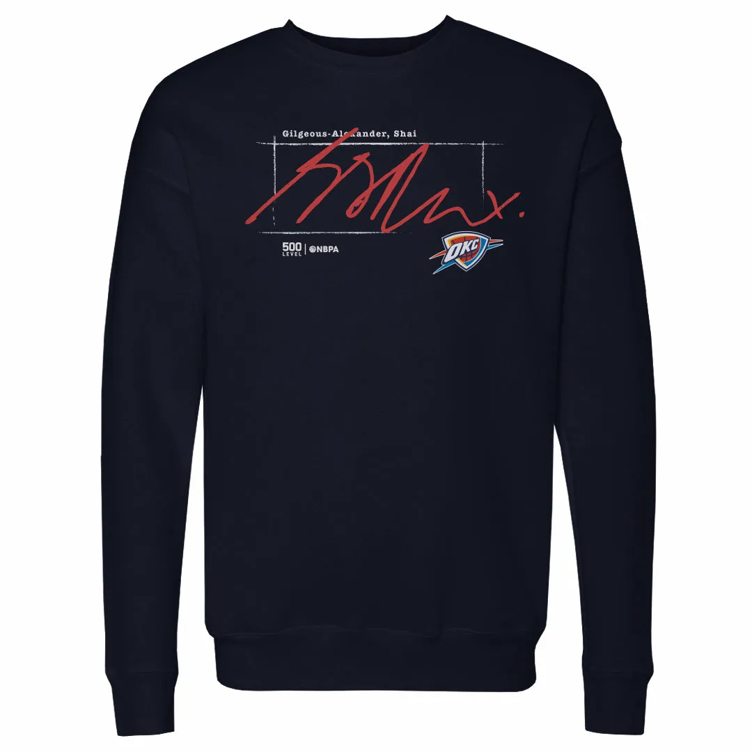 Shai Gilgeous-Alexander Oklahoma City Thunder Signature WHT sold by 500 Level
