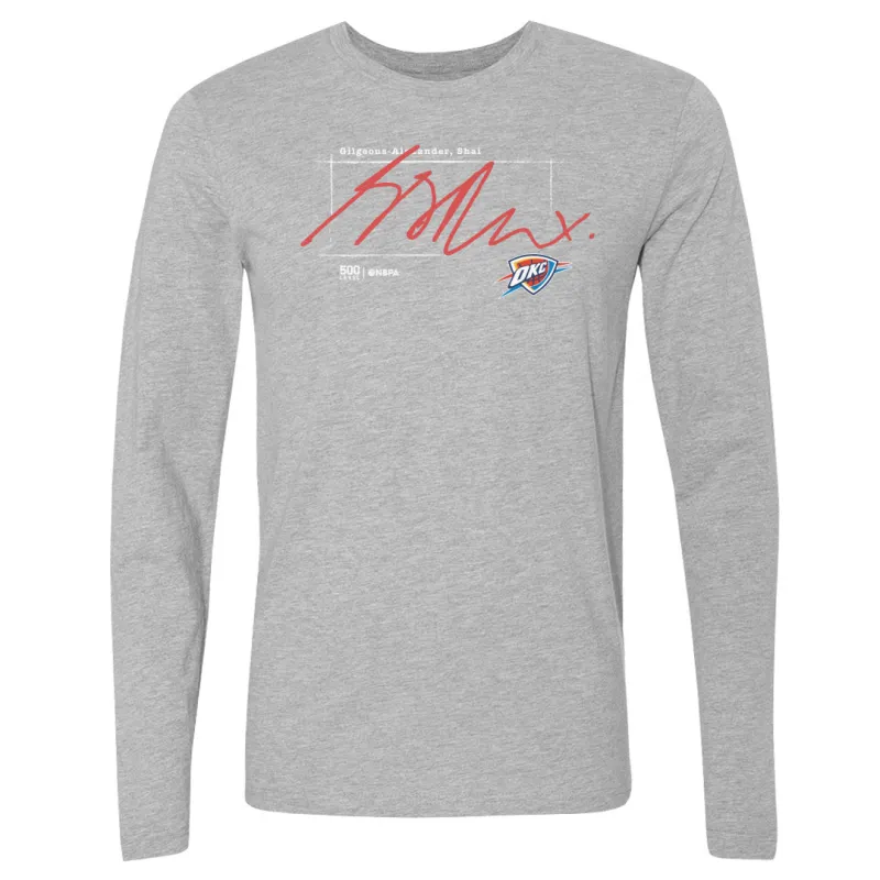 Shai Gilgeous-Alexander Oklahoma City Thunder Signature WHT sold by 500 Level