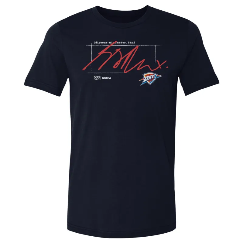 Shai Gilgeous-Alexander Oklahoma City Thunder Signature WHT sold by 500 Level