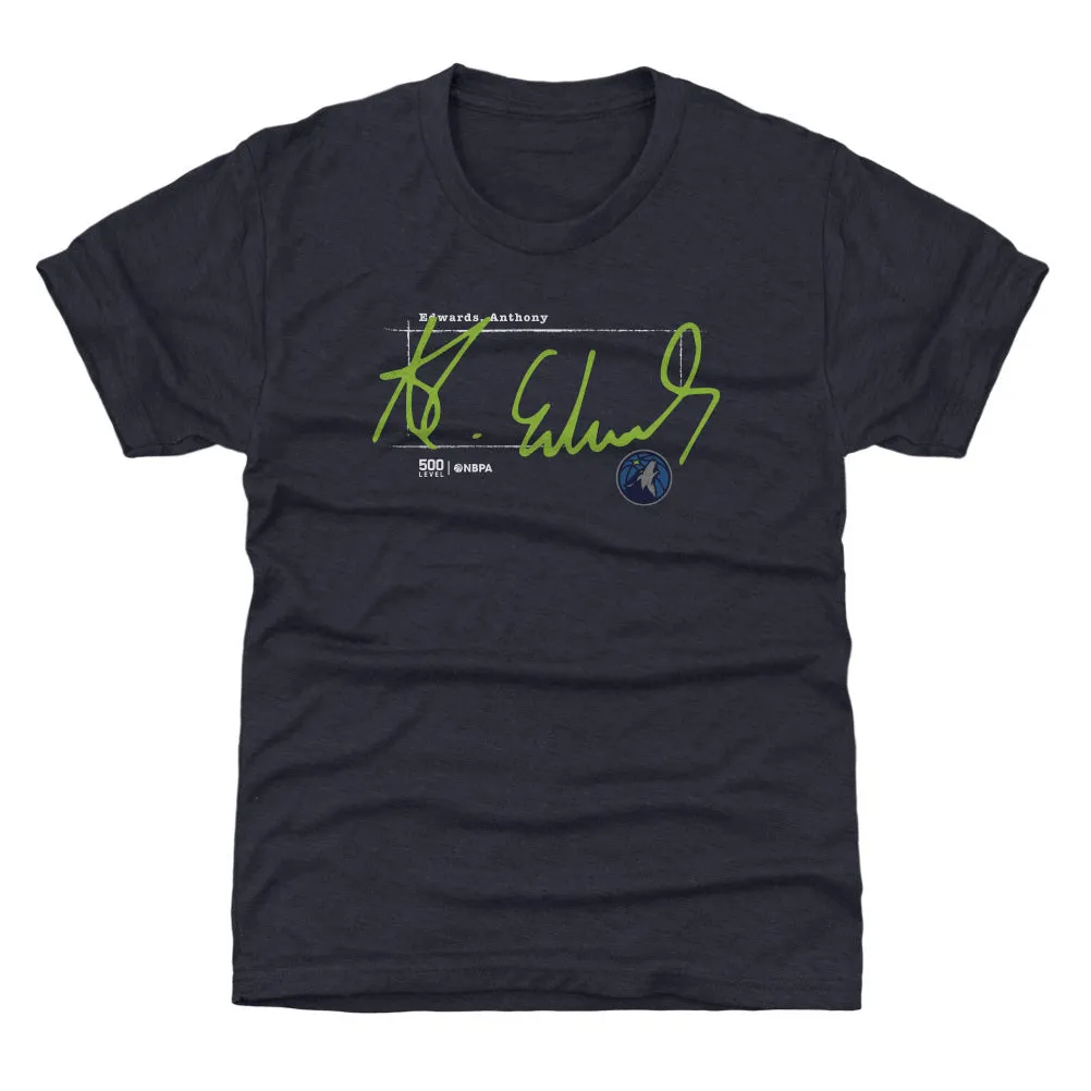 Anthony Edwards Minnesota Timberwolves Signature WHT sold by 500 Level product image thumbnail 3