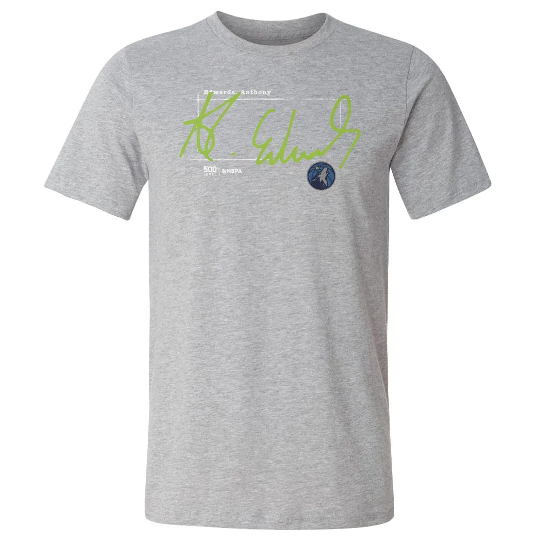 Anthony Edwards Minnesota Timberwolves Signature WHT sold by 500 Level product image thumbnail 2