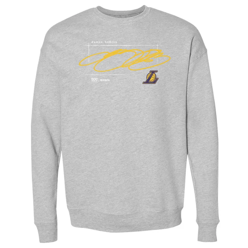 LeBron James Los Angeles Lakers Signature WHT sold by 500 Level