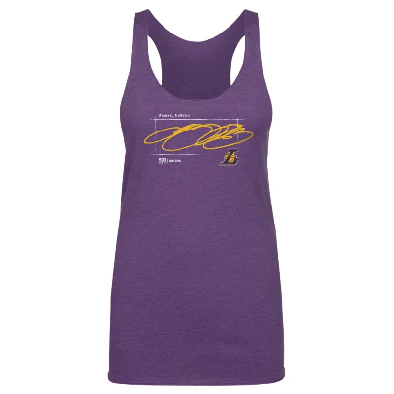 LeBron James Los Angeles Lakers Signature WHT sold by 500 Level