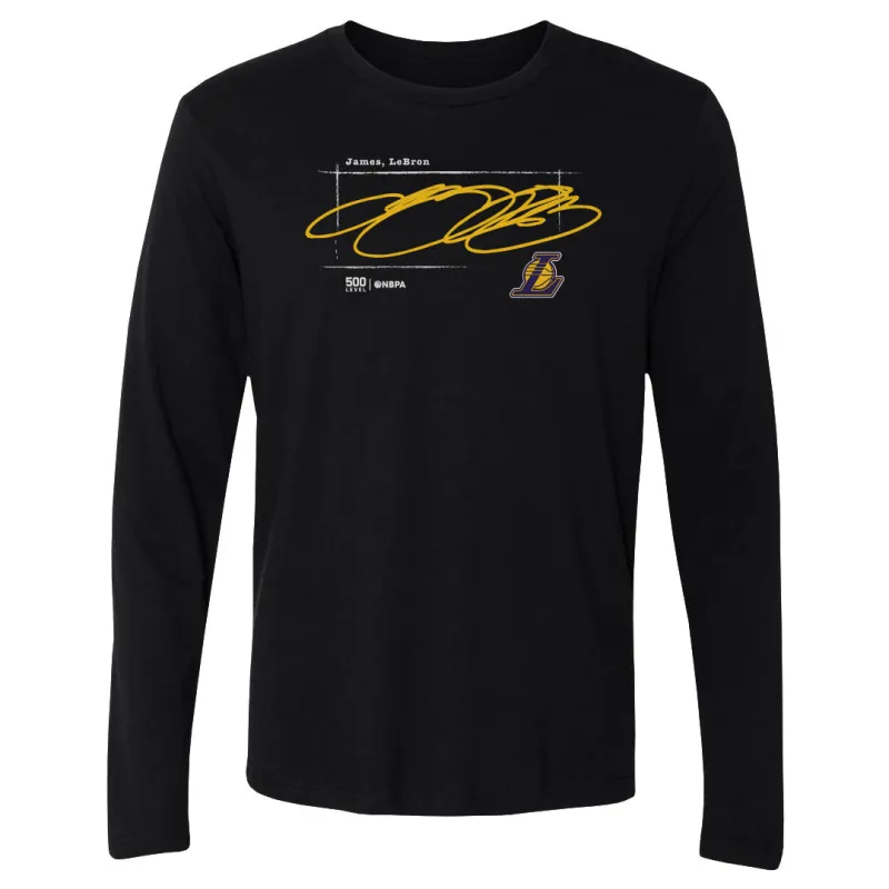 LeBron James Los Angeles Lakers Signature WHT sold by 500 Level
