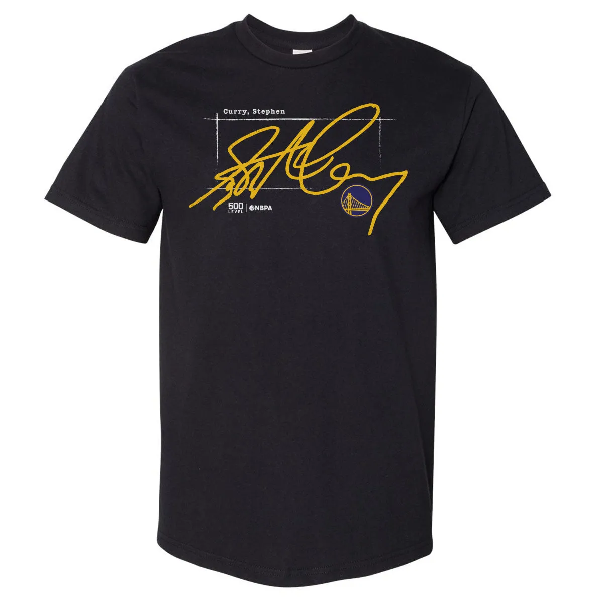 Steph Curry Golden State Warriors Signature WHT sold by 500 Level