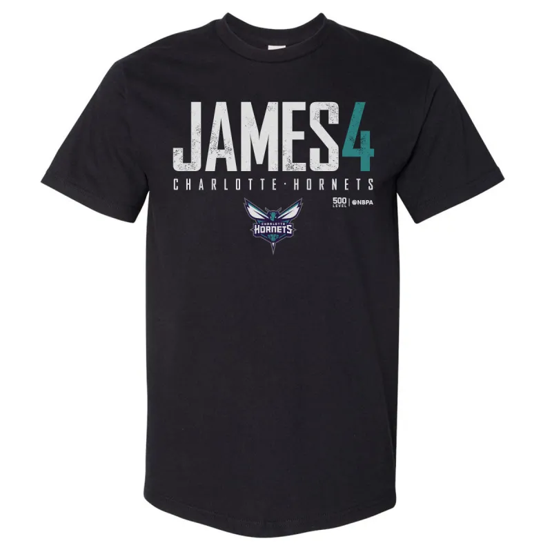 Sion James Charlotte Hornets Elite WHT sold by 500 Level