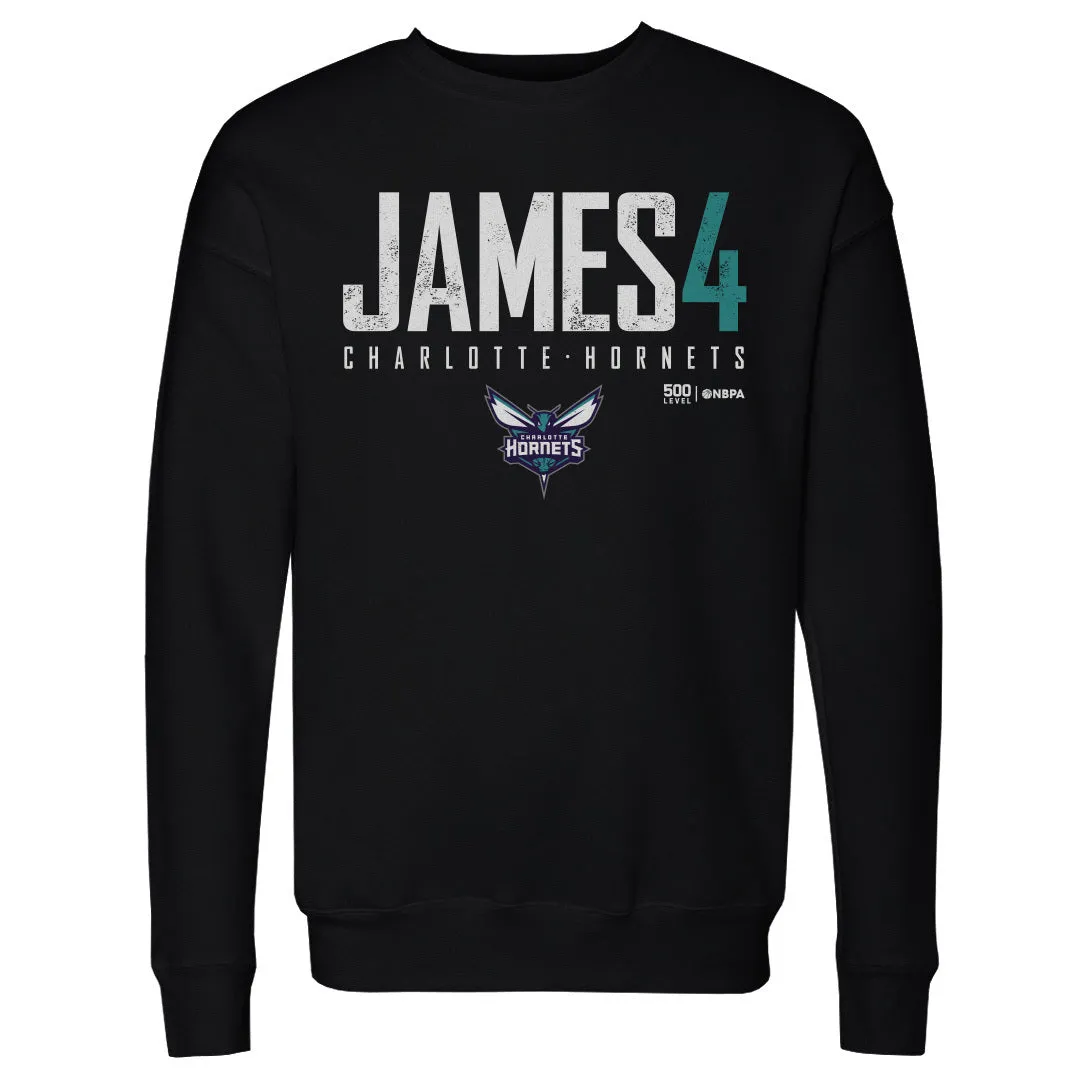 Sion James Charlotte Hornets Elite WHT sold by 500 Level