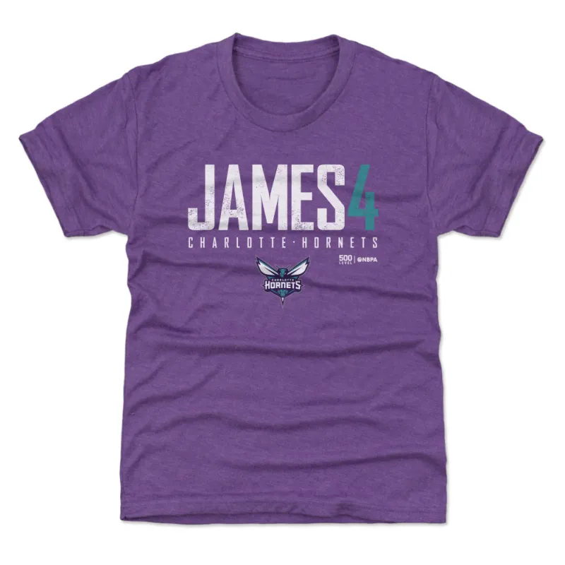 Sion James Charlotte Hornets Elite WHT sold by 500 Level