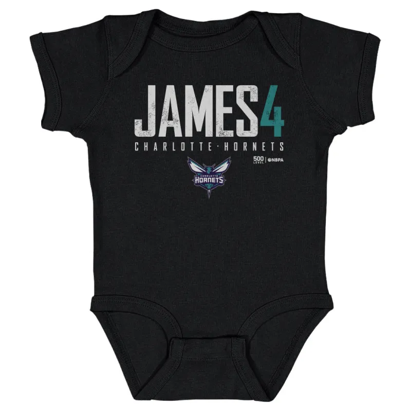 Sion James Charlotte Hornets Elite WHT sold by 500 Level