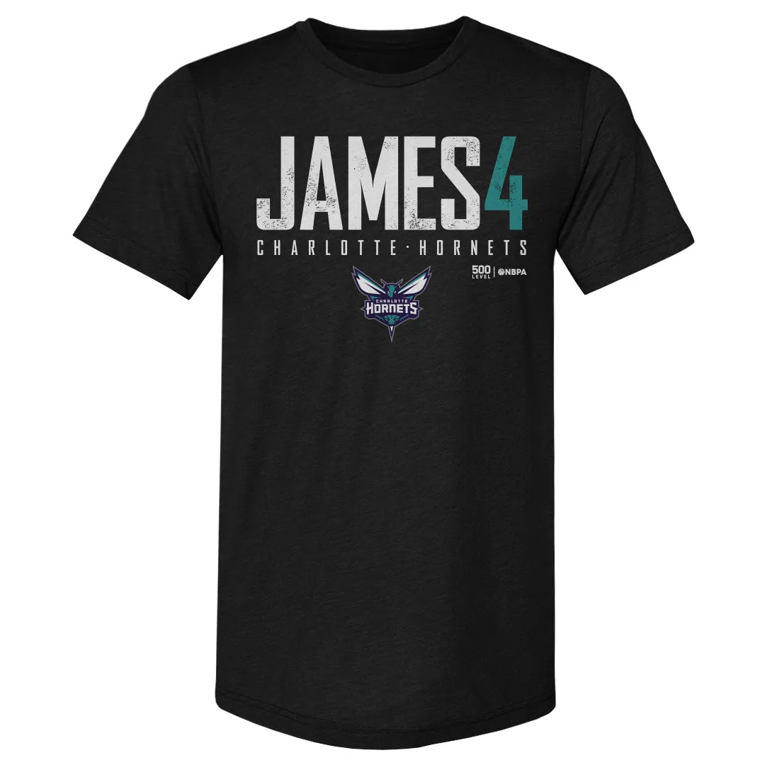 Sion James Charlotte Hornets Elite WHT sold by 500 Level