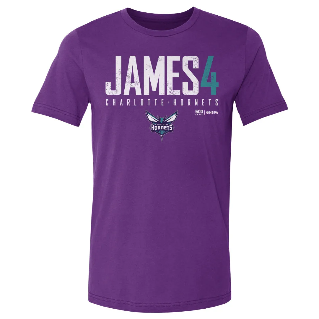 Sion James Charlotte Hornets Elite WHT sold by 500 Level