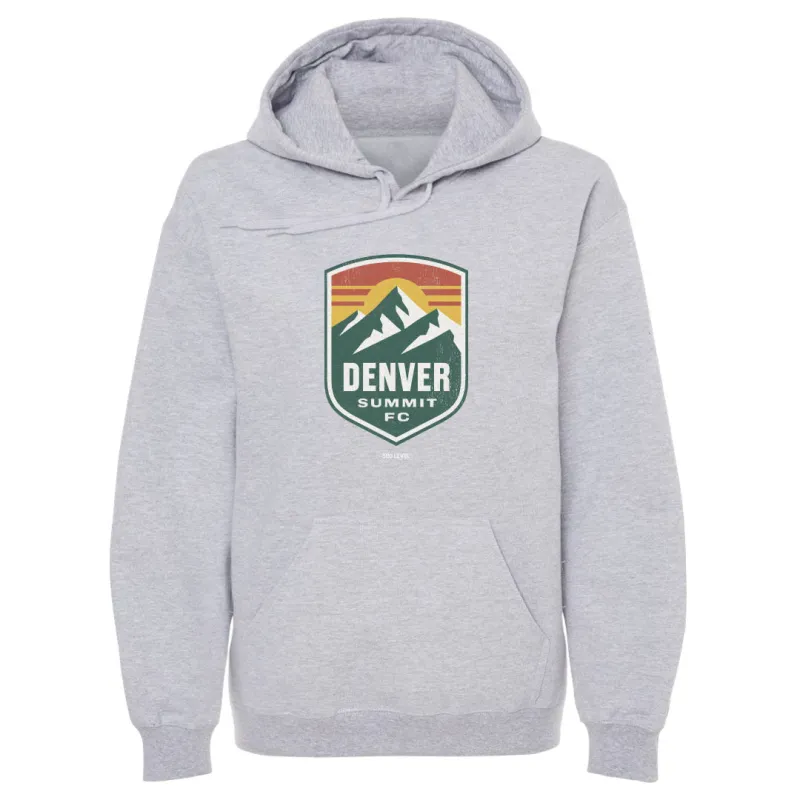 Denver Summit FC Vintage Primary Logo Gray WHT sold by 500 Level