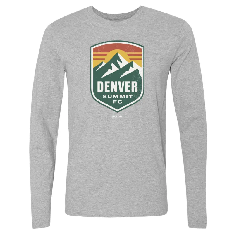 Denver Summit FC Vintage Primary Logo Gray WHT sold by 500 Level