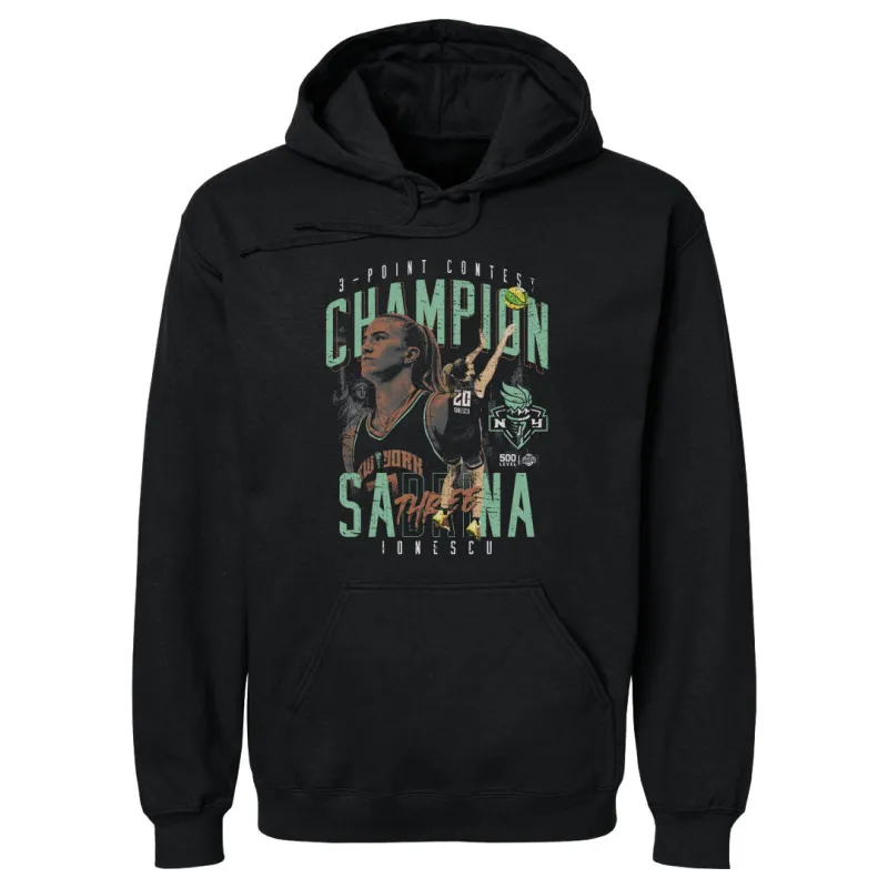 Sabrina Ionescu New York Liberty 3 Point Champ 2025 WHT sold by 500 Level