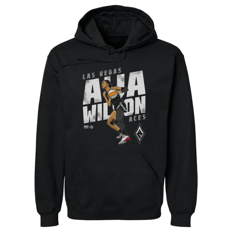 A'ja Wilson Las Vegas Aces Slant WHT sold by 500 Level