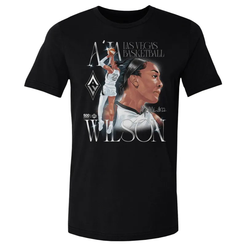 A'ja Wilson Las Vegas Aces Prestige WHT sold by 500 Level