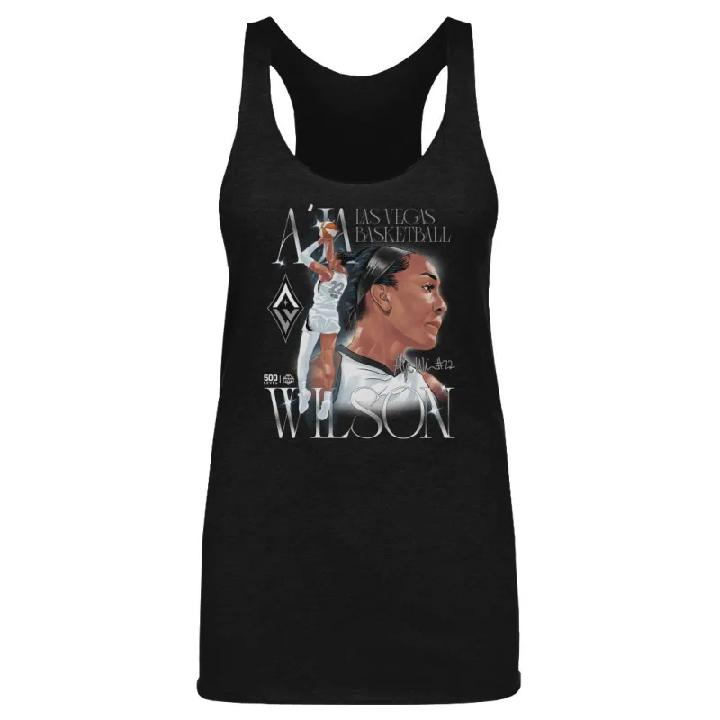 A'ja Wilson Las Vegas Aces Prestige WHT sold by 500 Level