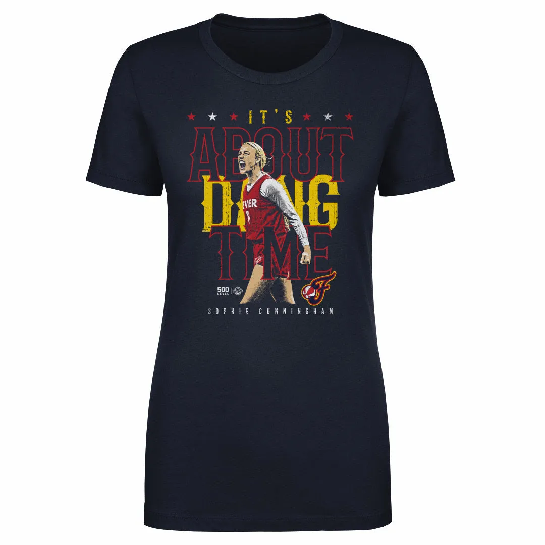 Sophie Cunningham Indiana It's About Dang Time WHT sold by 500 Level