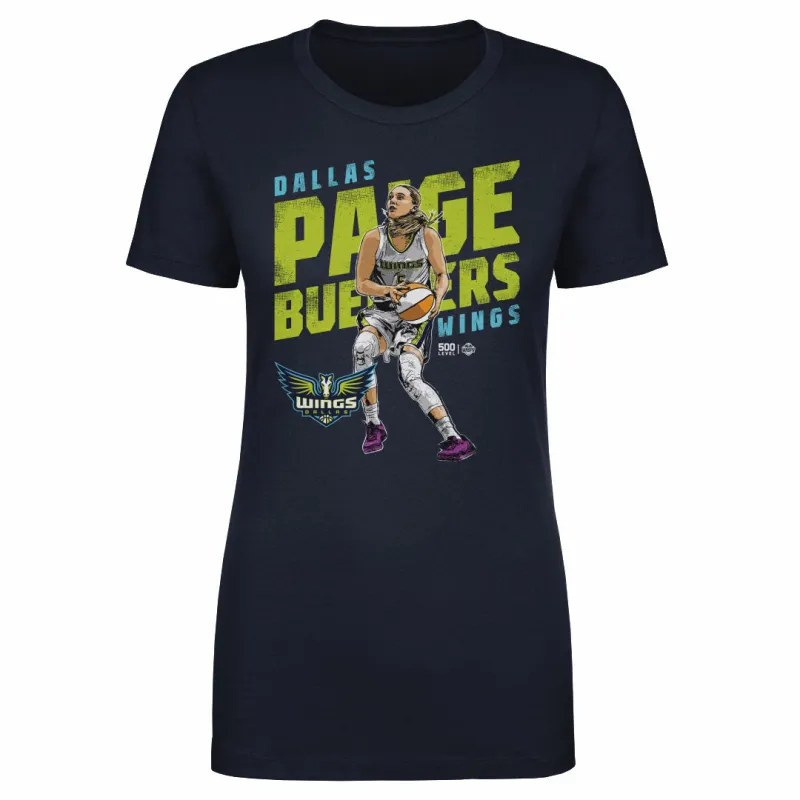 Paige Bueckers Dallas Wings Slant WHT sold by 500 Level