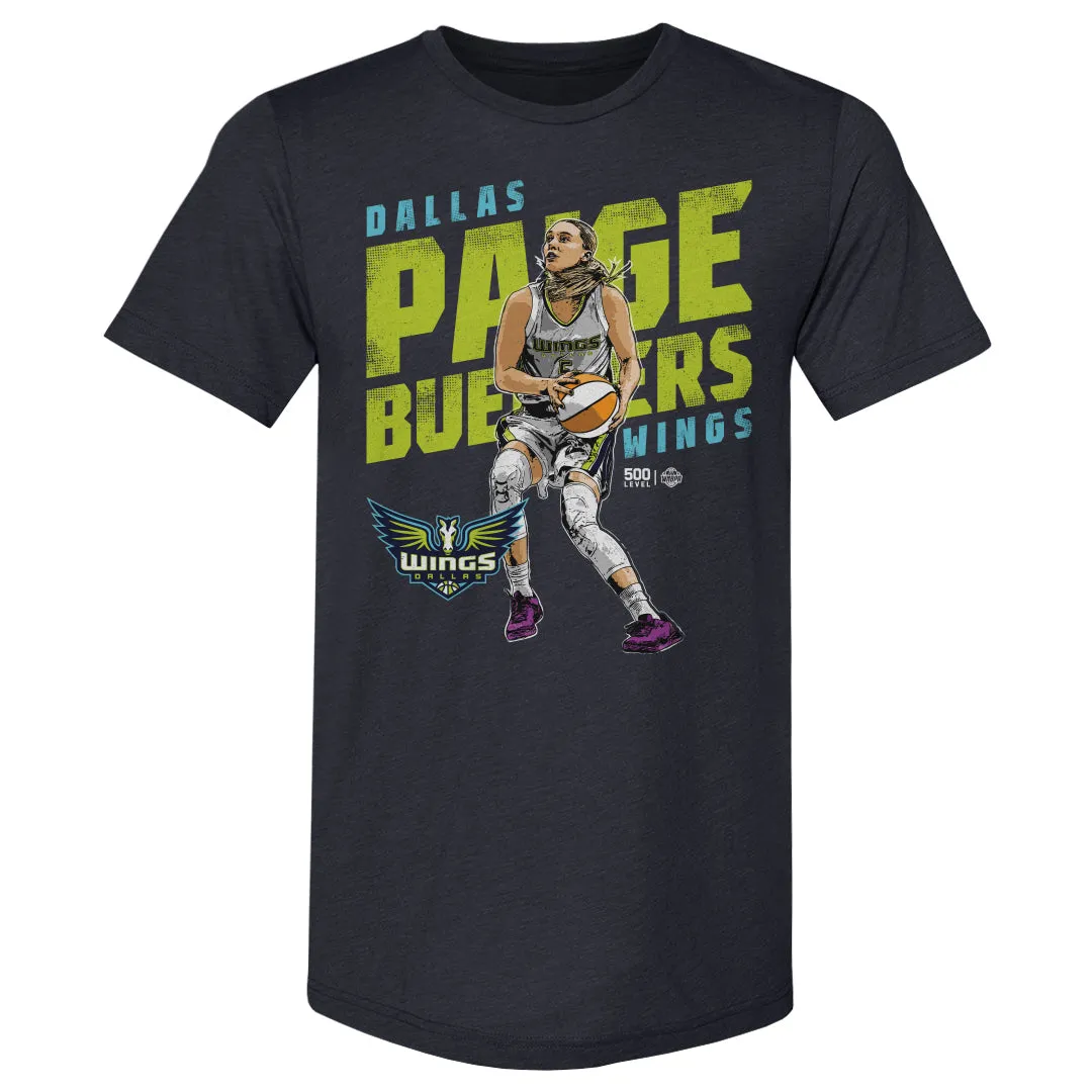 Paige Bueckers Dallas Wings Slant WHT sold by 500 Level