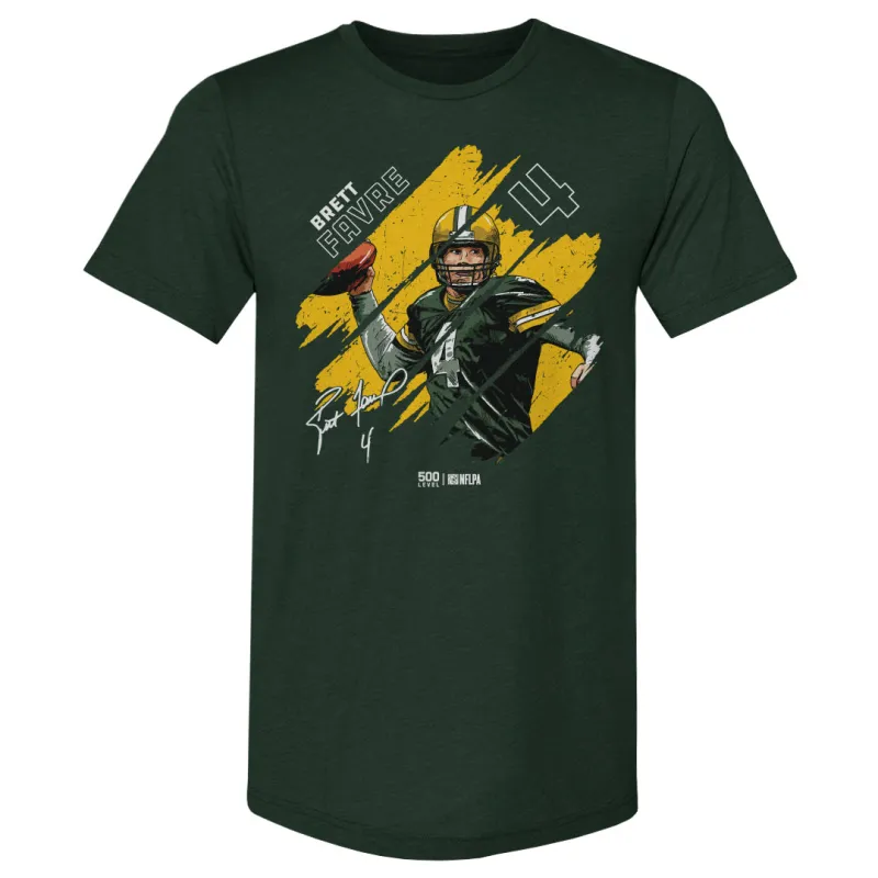 Brett Favre Green Bay Stripes WHT sold by 500 Level