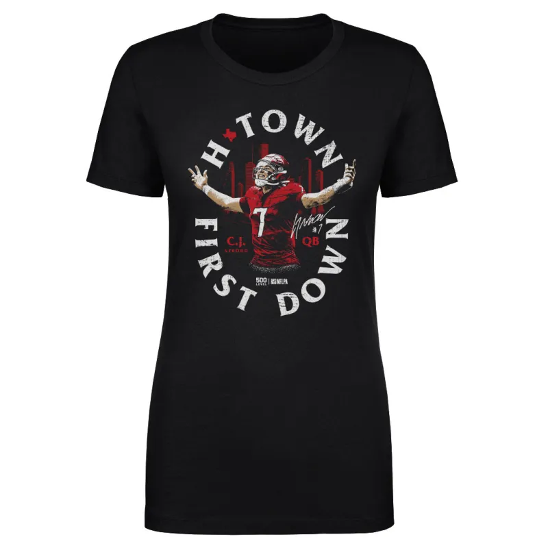 C.J. Stroud Houston H-Town First Down WHT sold by 500 Level