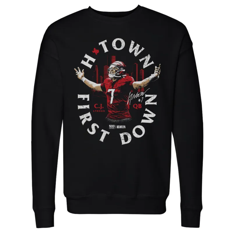 C.J. Stroud Houston H-Town First Down WHT sold by 500 Level