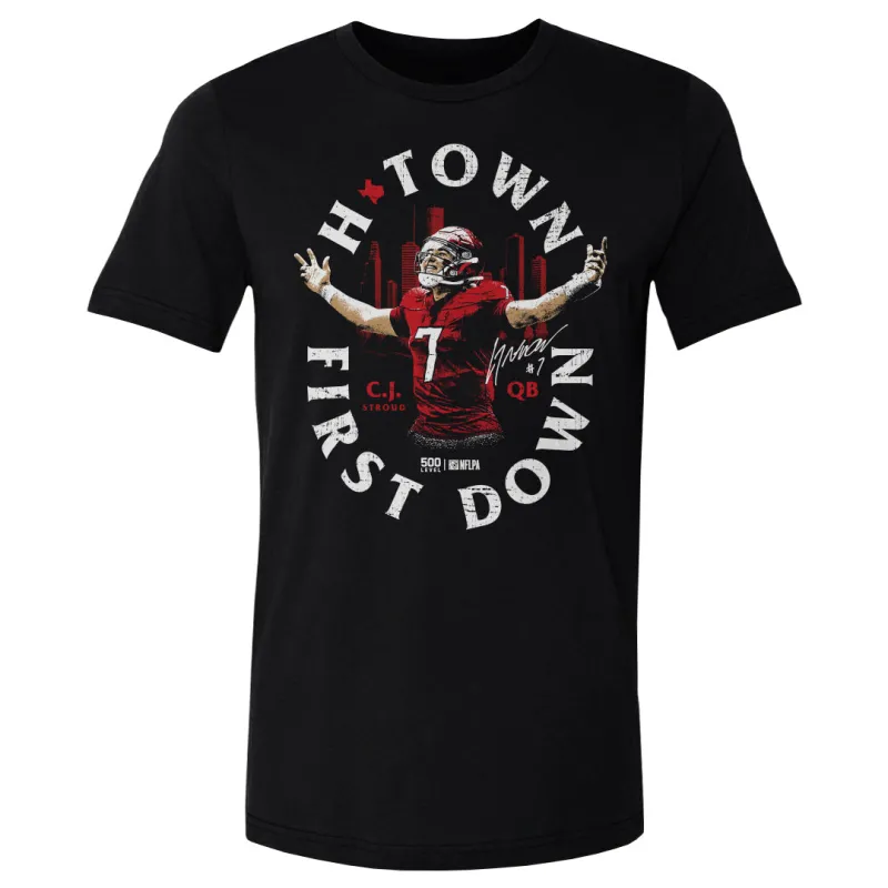 C.J. Stroud Houston H-Town First Down WHT sold by 500 Level