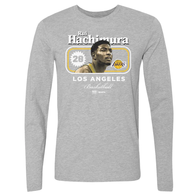 Rui Hachimura Los Angeles Lakers Cover WHT sold by 500 Level