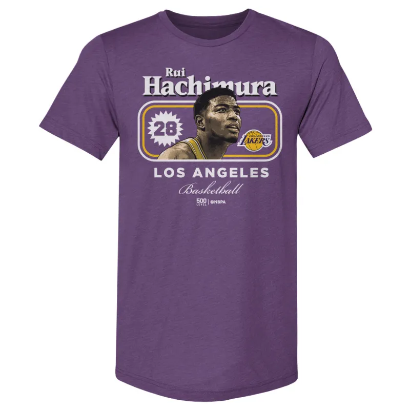 Rui Hachimura Los Angeles Lakers Cover WHT sold by 500 Level