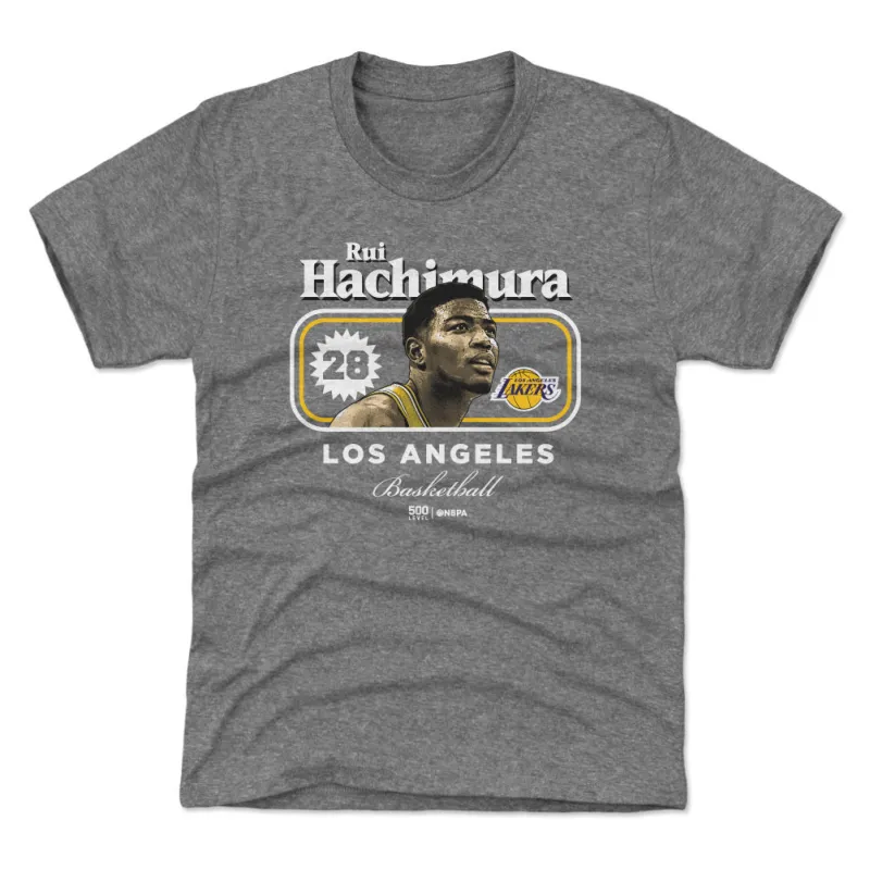 Rui Hachimura Los Angeles Lakers Cover WHT sold by 500 Level