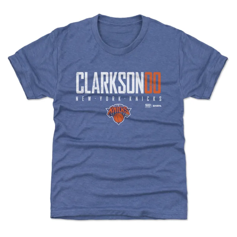 Jordan Clarkson New York Knicks Elite WHT sold by 500 Level