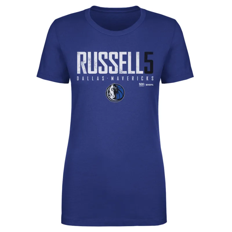 D'Angelo Russell Dallas Mavericks Elite WHT sold by 500 Level