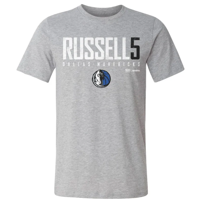 D'Angelo Russell Dallas Mavericks Elite WHT sold by 500 Level