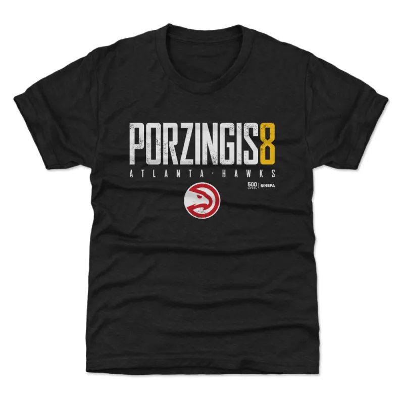 Kristaps Porzingis Atlanta Hawks Elite WHT made by 500 Level