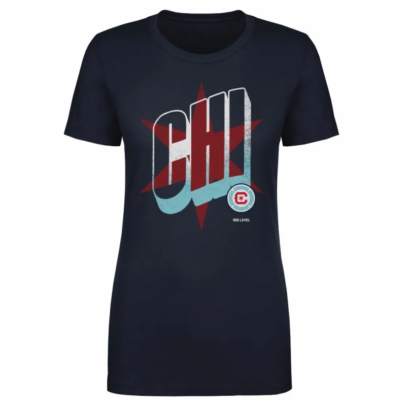 Chicago Fire FC Wave Bold WHT sold by 500 Level