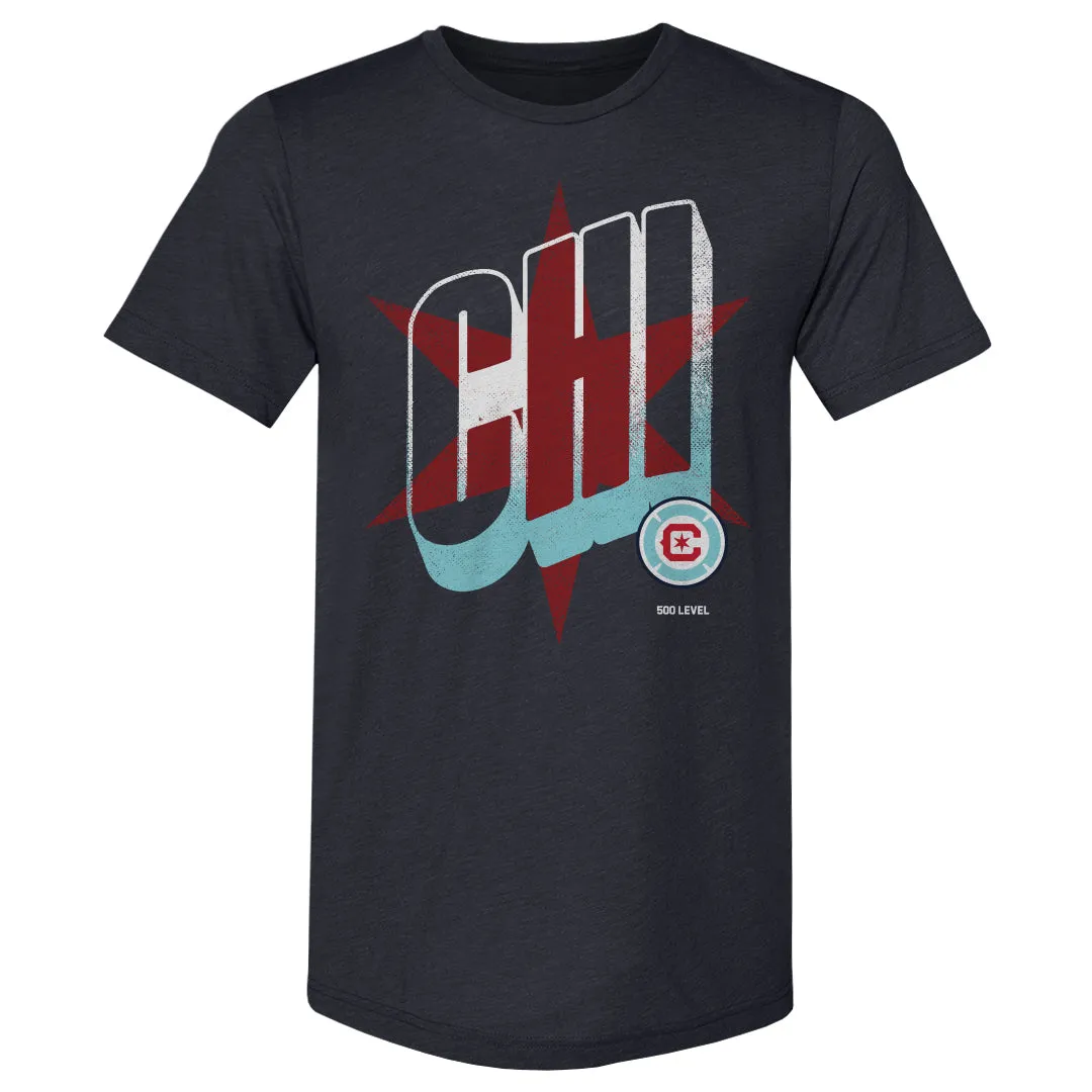 Chicago Fire FC Wave Bold WHT sold by 500 Level