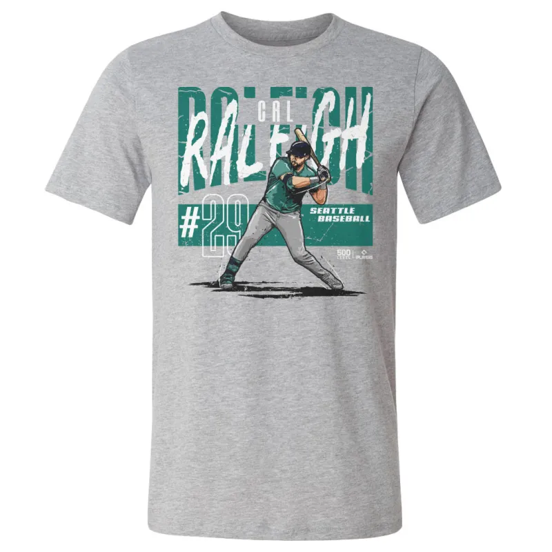 Cal Raleigh Seattle Player Name WHT sold by 500 Level