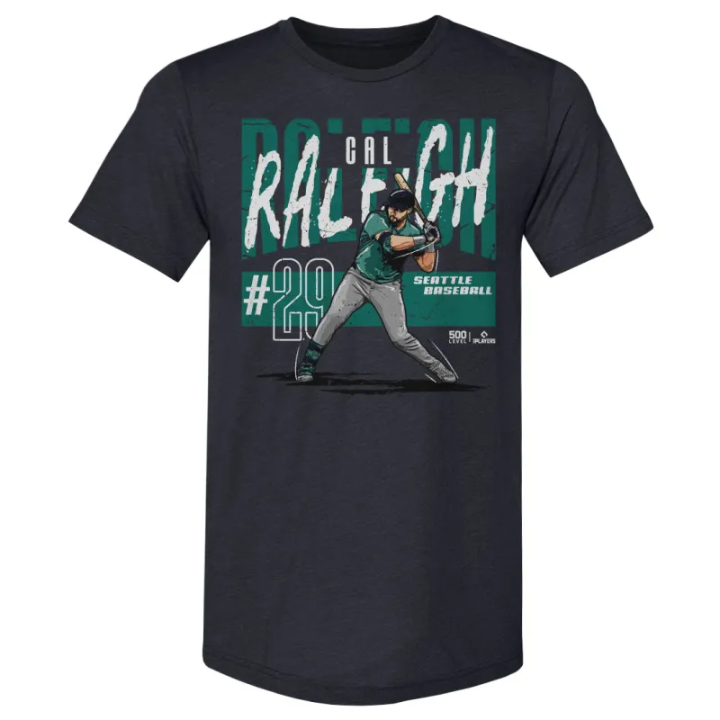 Cal Raleigh Seattle Player Name WHT sold by 500 Level