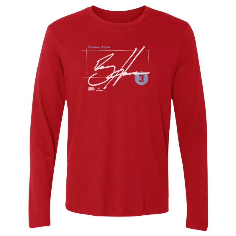 Bryce Harper Philadelphia Signature WHT sold by 500 Level