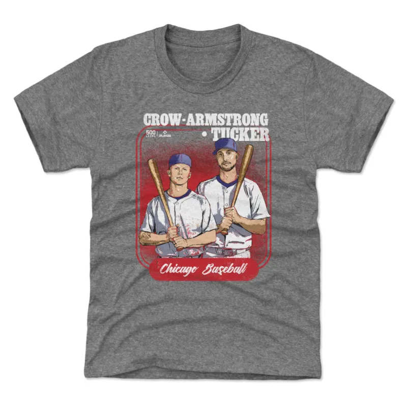 Kyle Tucker & Pete Crow-Armstrong Chicago C Step Brothers WHT sold by 500 Level