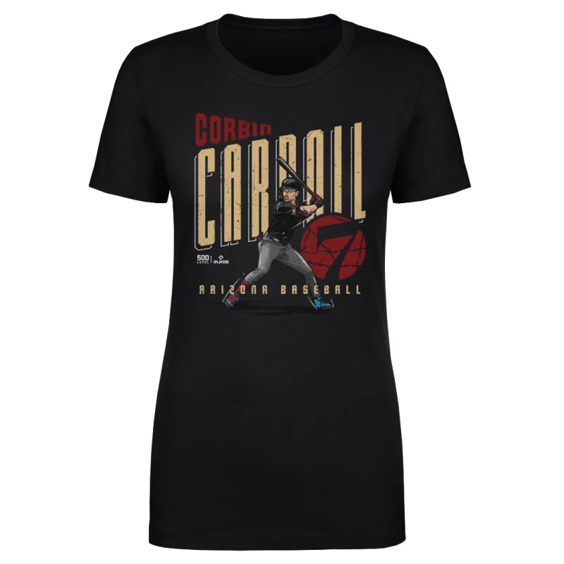 Corbin Carroll Arizona Player Name WHT sold by 500 Level