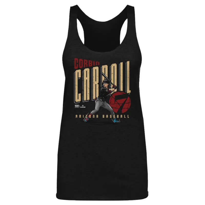 Corbin Carroll Arizona Player Name WHT sold by 500 Level