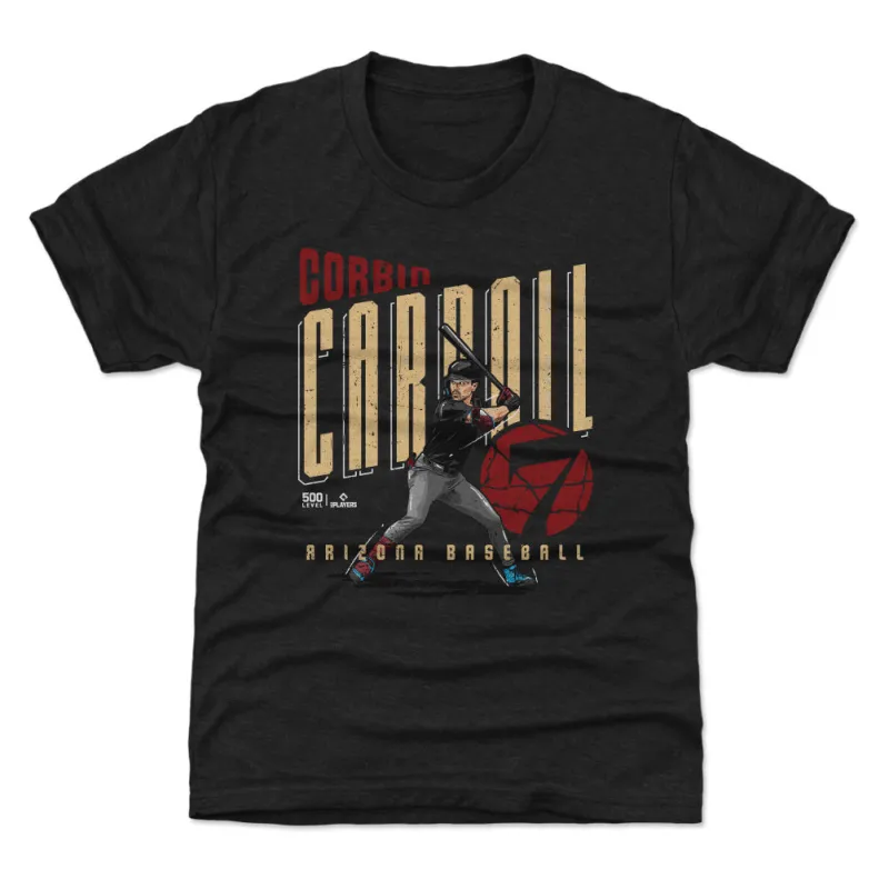 Corbin Carroll Arizona Player Name WHT sold by 500 Level