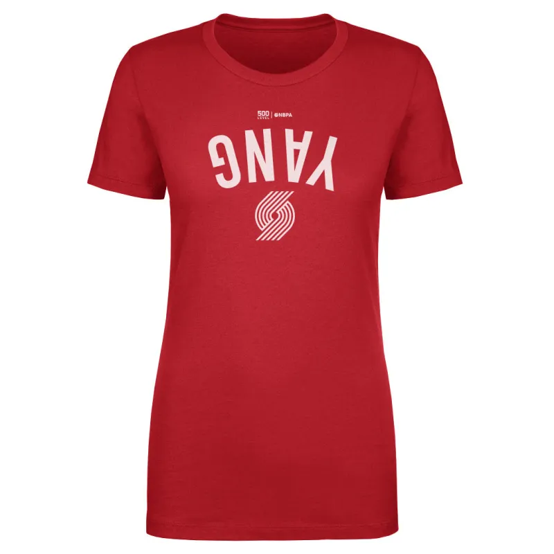 Yang Hansen Portland Trail Blazers Invert WHT sold by 500 Level
