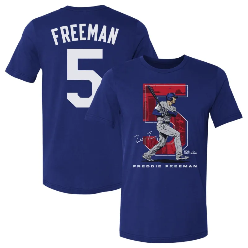 Freddie Freeman Los Angeles D Name Number F&B WHT sold by 500 Level