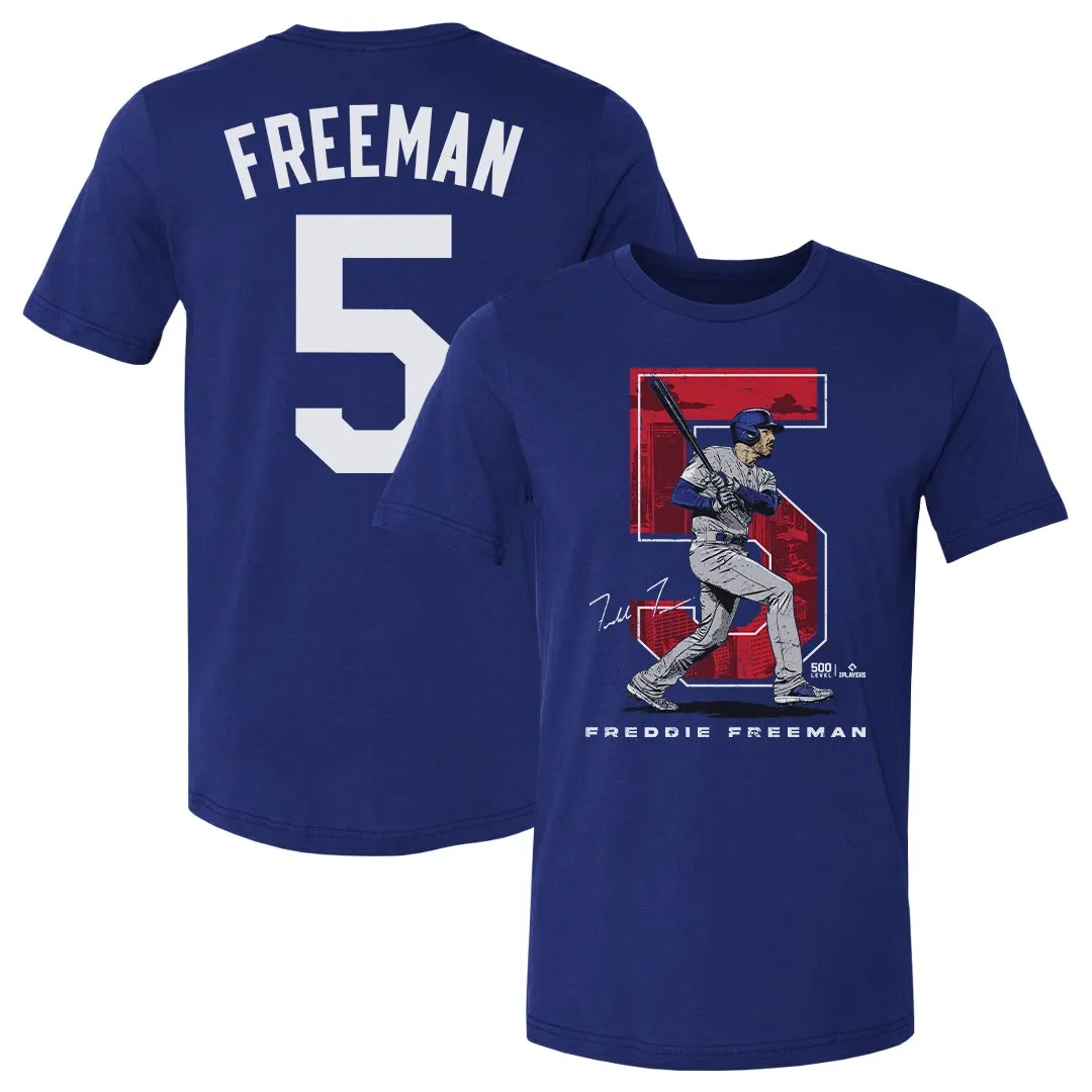 Freddie Freeman Los Angeles D Name Number F&B WHT sold by 500 Level