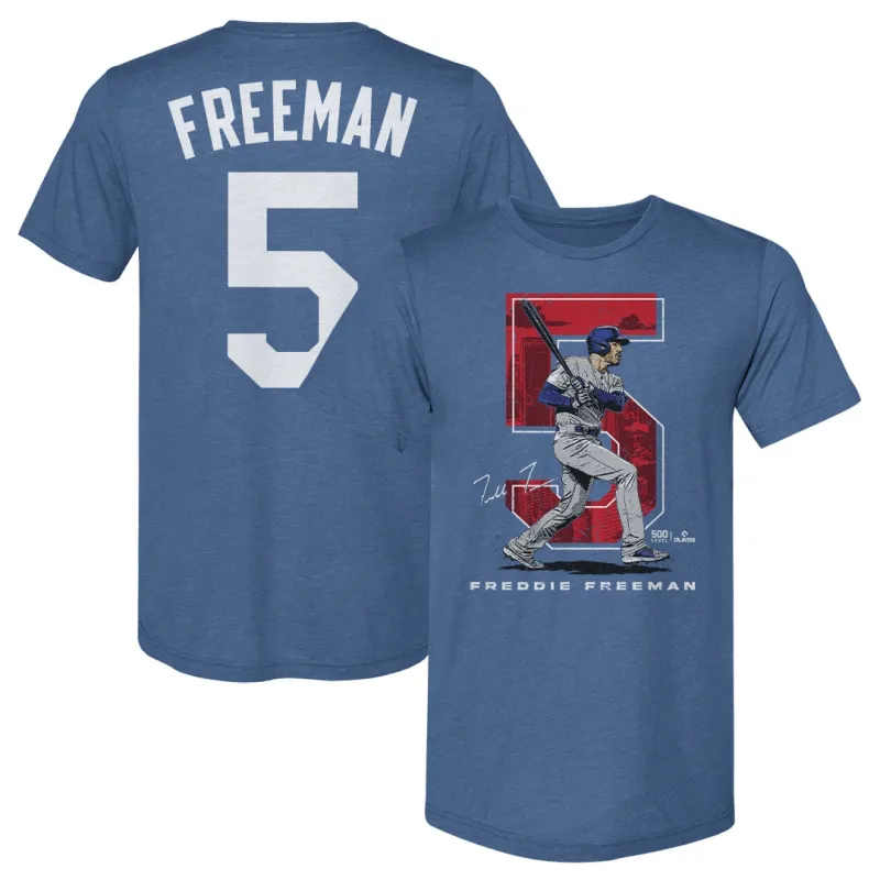 Freddie Freeman Los Angeles D Name Number F&B WHT sold by 500 Level