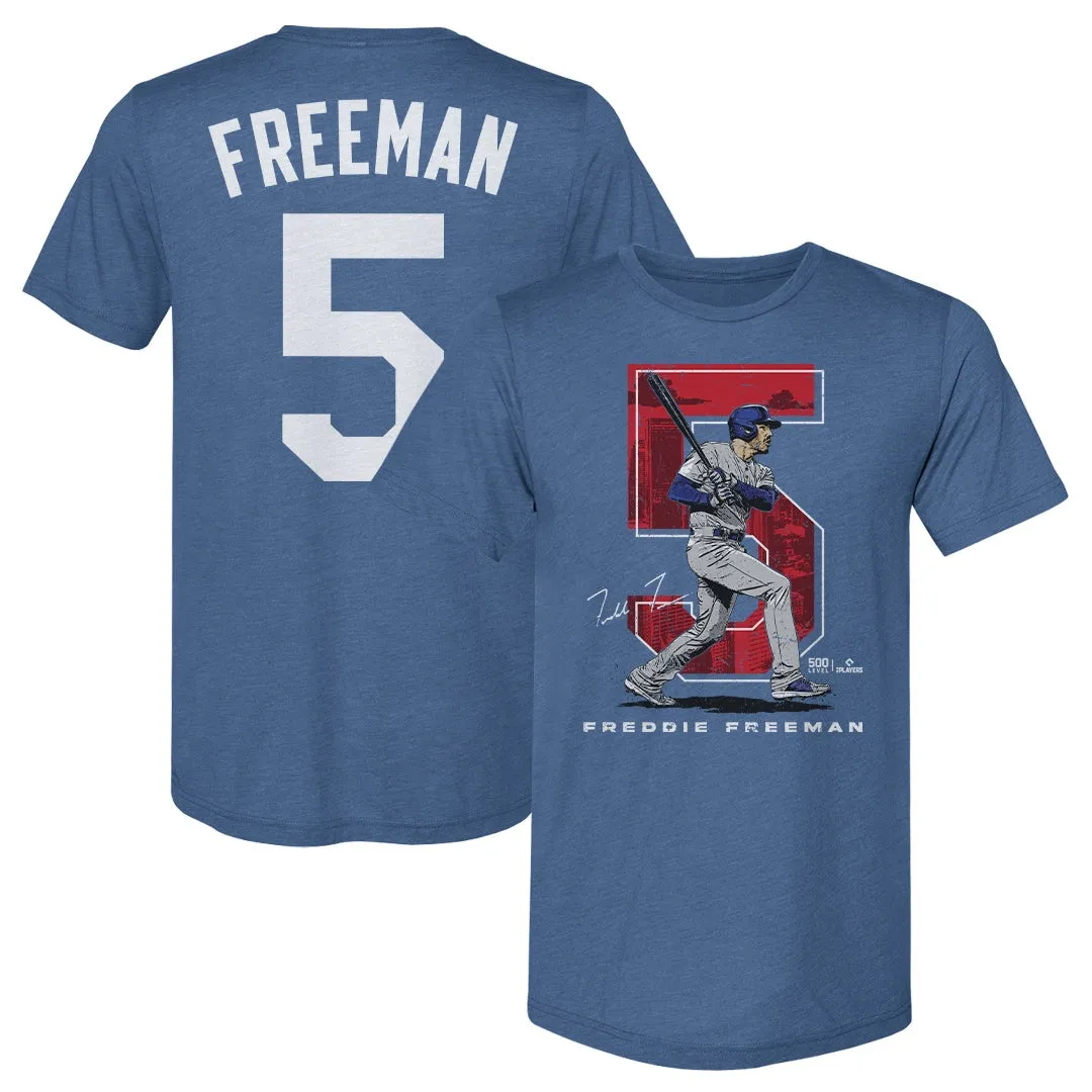 Freddie Freeman Los Angeles D Name Number F&B WHT sold by 500 Level