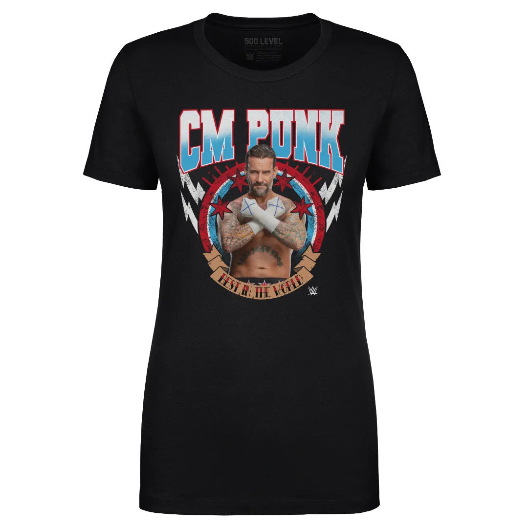 CM Punk Best In The World Pose WHT sold by 500 Level product image thumbnail 2